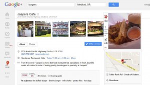 Google Plus Google Places Local Search