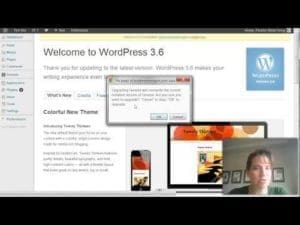 Video thumbnail for youtube video WordPress Tutorial: How to Upgrade WordPress Core Version [VIDEO] - The Basics, WordPress Tutorials - Paradux Media Group
