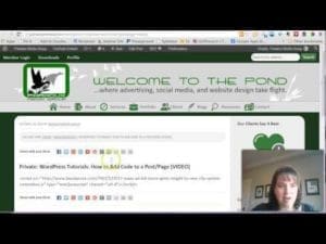 Video thumbnail for youtube video WordPress Tutorial: How to Add Code to a Post or Page | Paradux Media