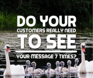Do your customers really need to see your message seven times