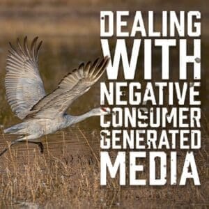 Dealing with Negative Consumer Generated Media