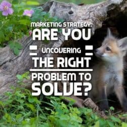 Marketing Strategy: Are You Uncovering the Right Problem to Solve?